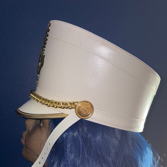 Bayly Marching Band Hat – White & Gold – Style 212 - Picture 7 of 8